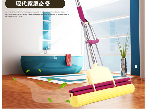 大號膠棉拖把